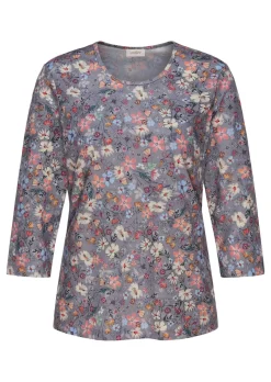 T-shirt imprimé à manches 3/4