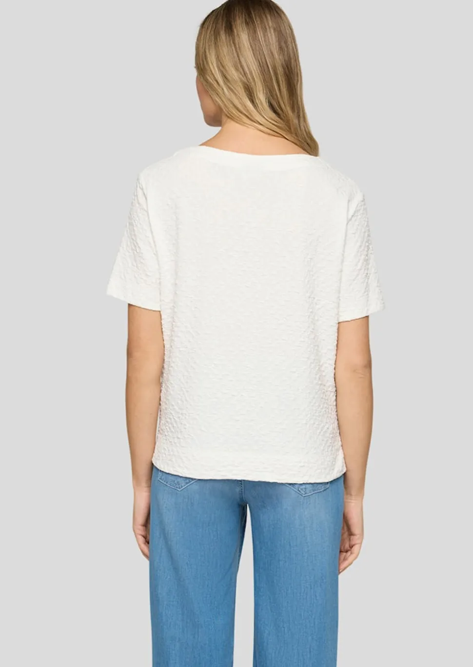 T-shirt joliment structuré, aspect 3D