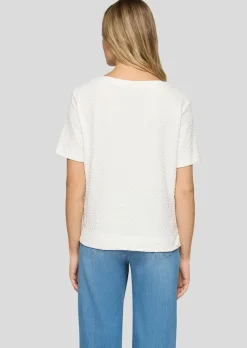 T-shirt joliment structuré, aspect 3D