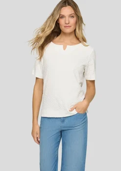 T-shirt joliment structuré, aspect 3D