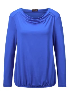 T-shirt manches longues avec col bénitier