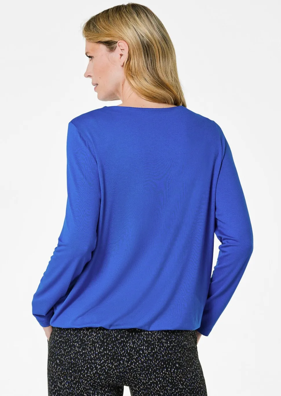 T-shirt manches longues avec col bénitier