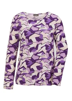 T-shirt à manches longues avec motif audacieux