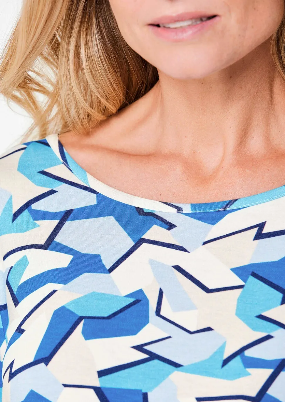 T-shirt à manches longues avec motif audacieux