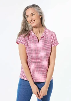 T-shirt à motif jacquard