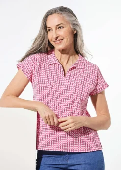 T-shirt à motif jacquard