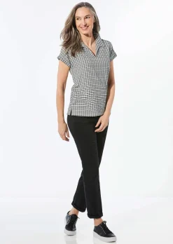 T-shirt à motif jacquard