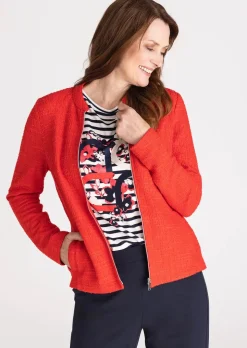 T-shirt à rayures avec motif sur le devant