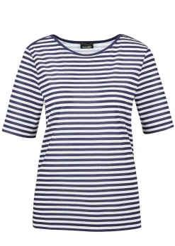 T-shirt à rayures en jersey de viscose
