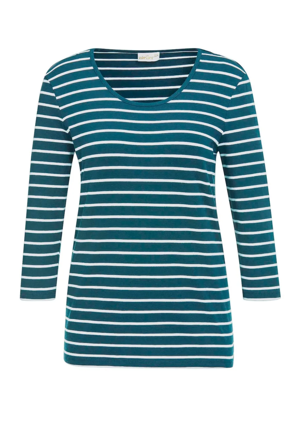 T-shirt à rayures multicolores