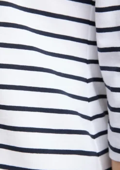 T-shirt à rayures multicolores