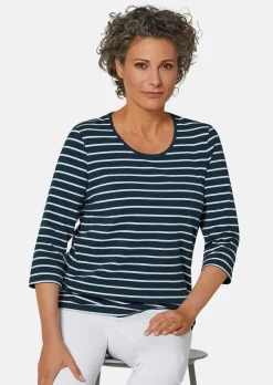 T-shirt à rayures multicolores