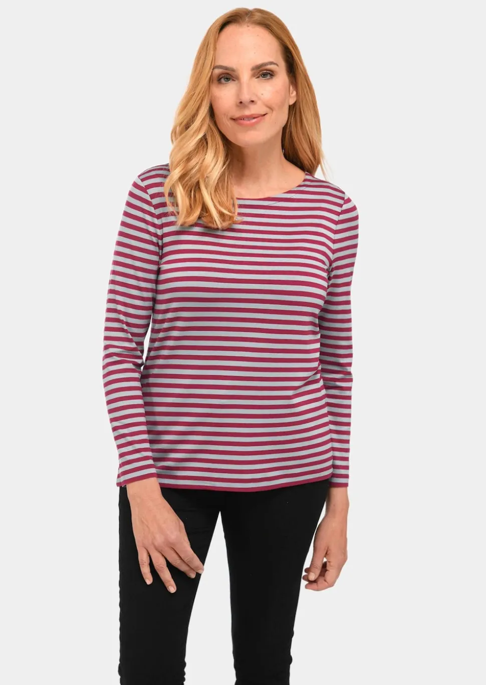 T-shirt à rayures multicolores