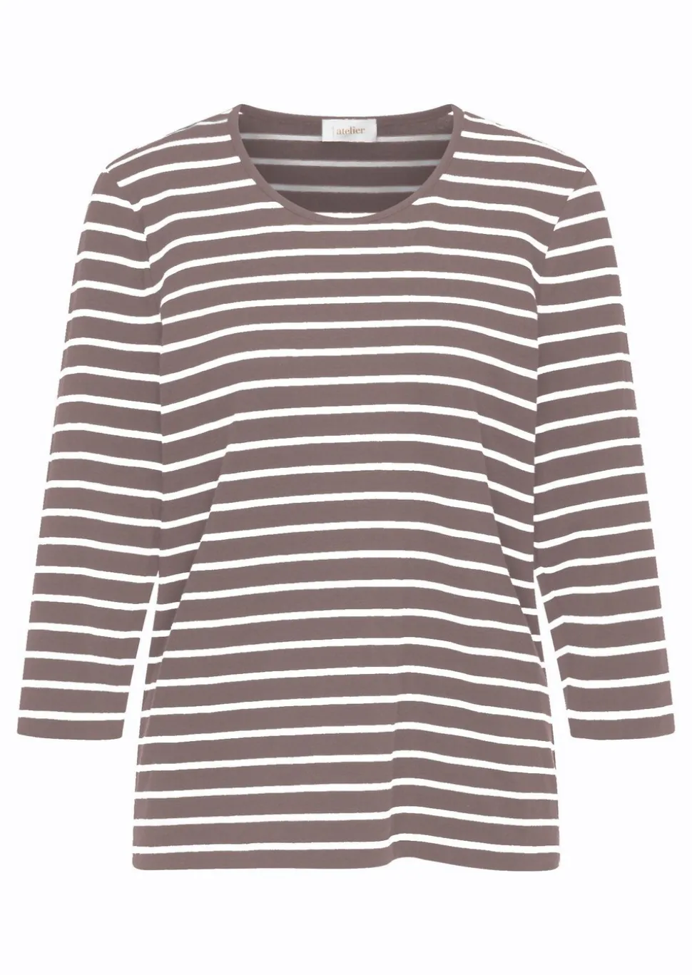 T-shirt à rayures multicolores