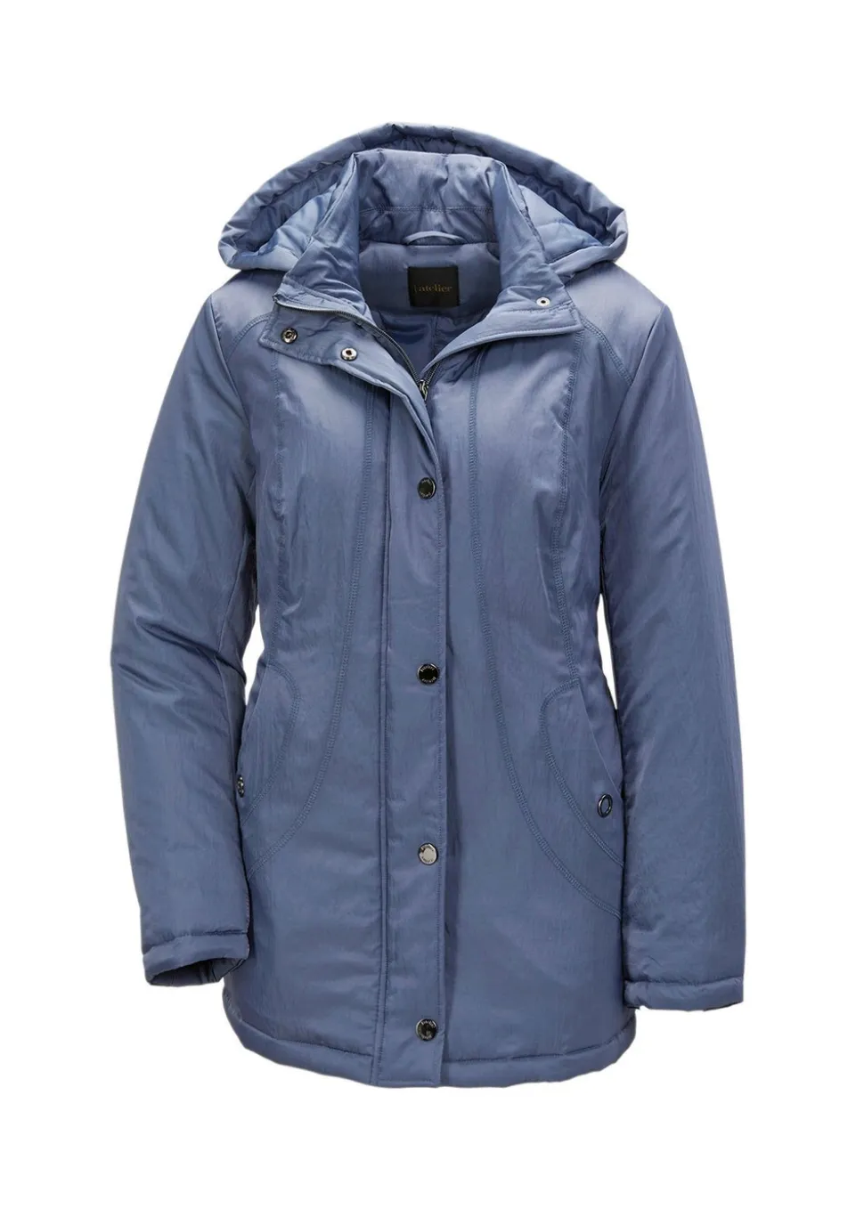 Veste aspect crash avec capuche