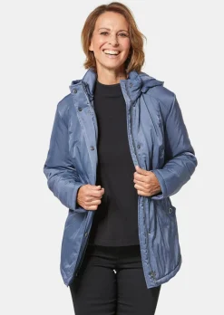 Veste aspect crash avec capuche