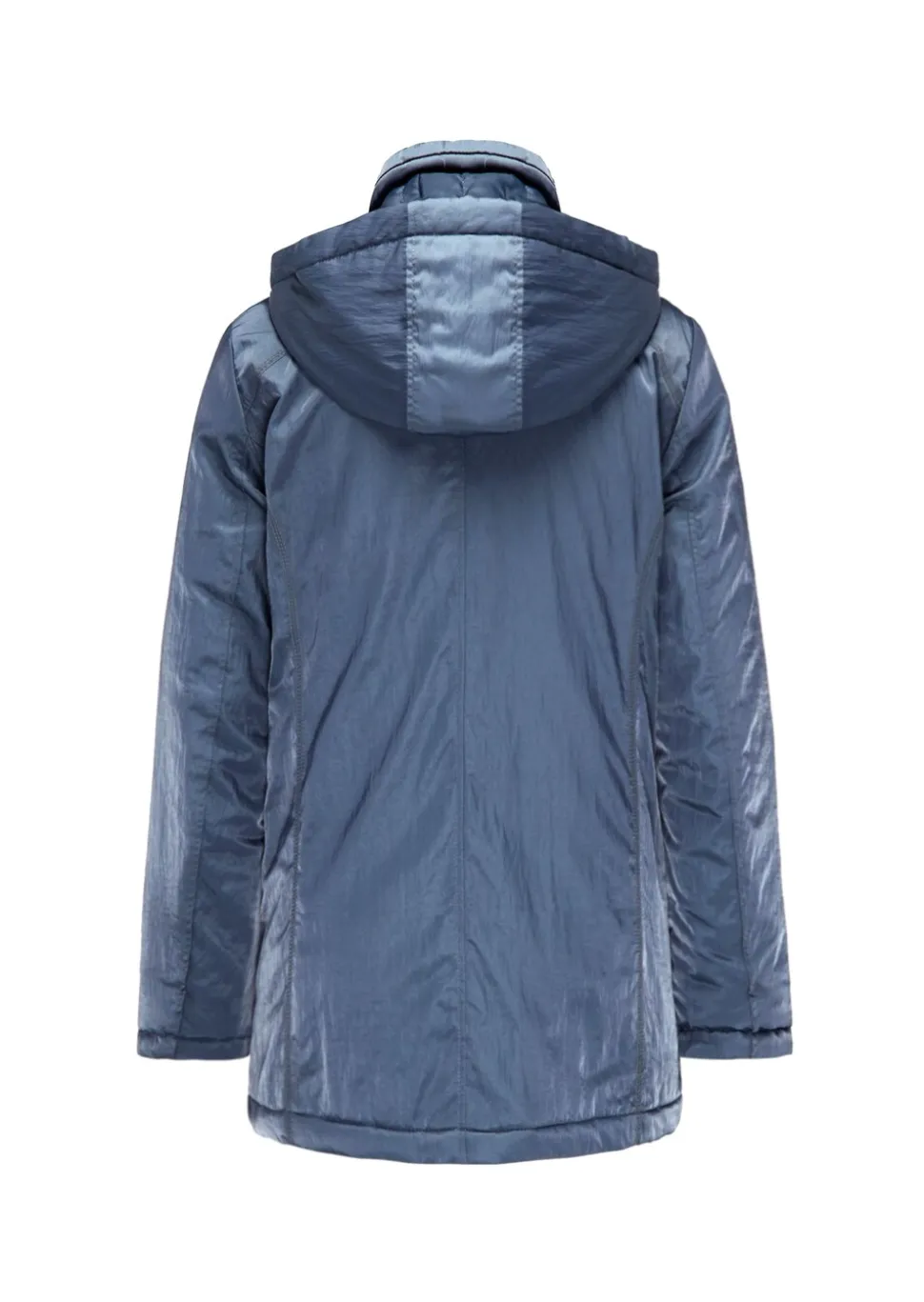 Veste aspect crash avec capuche