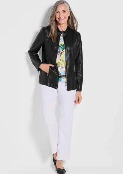 Veste aspect cuir