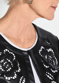 Veste aspect cuir