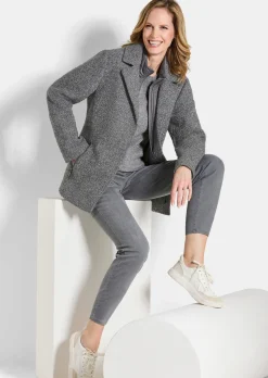 Veste aspect 2-en-1, avec empiècement matelassé