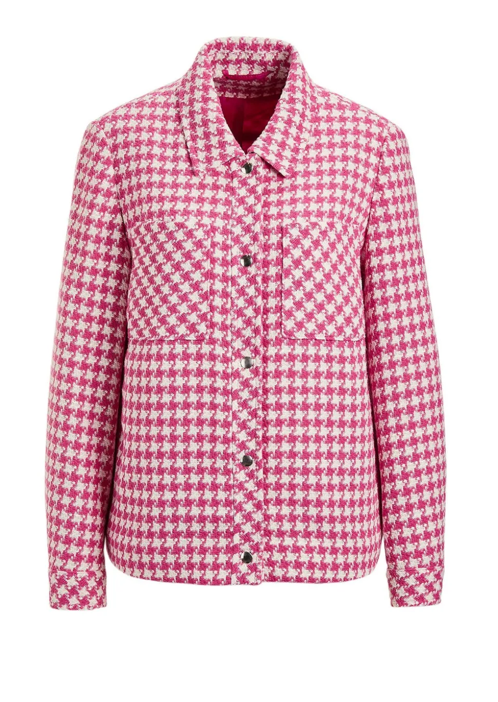 Veste avec motif pied-de-poule