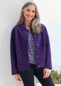 Veste avec teneur en laine douillette.