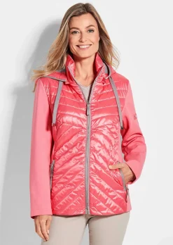 Veste à col droit