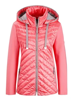 Veste à col droit