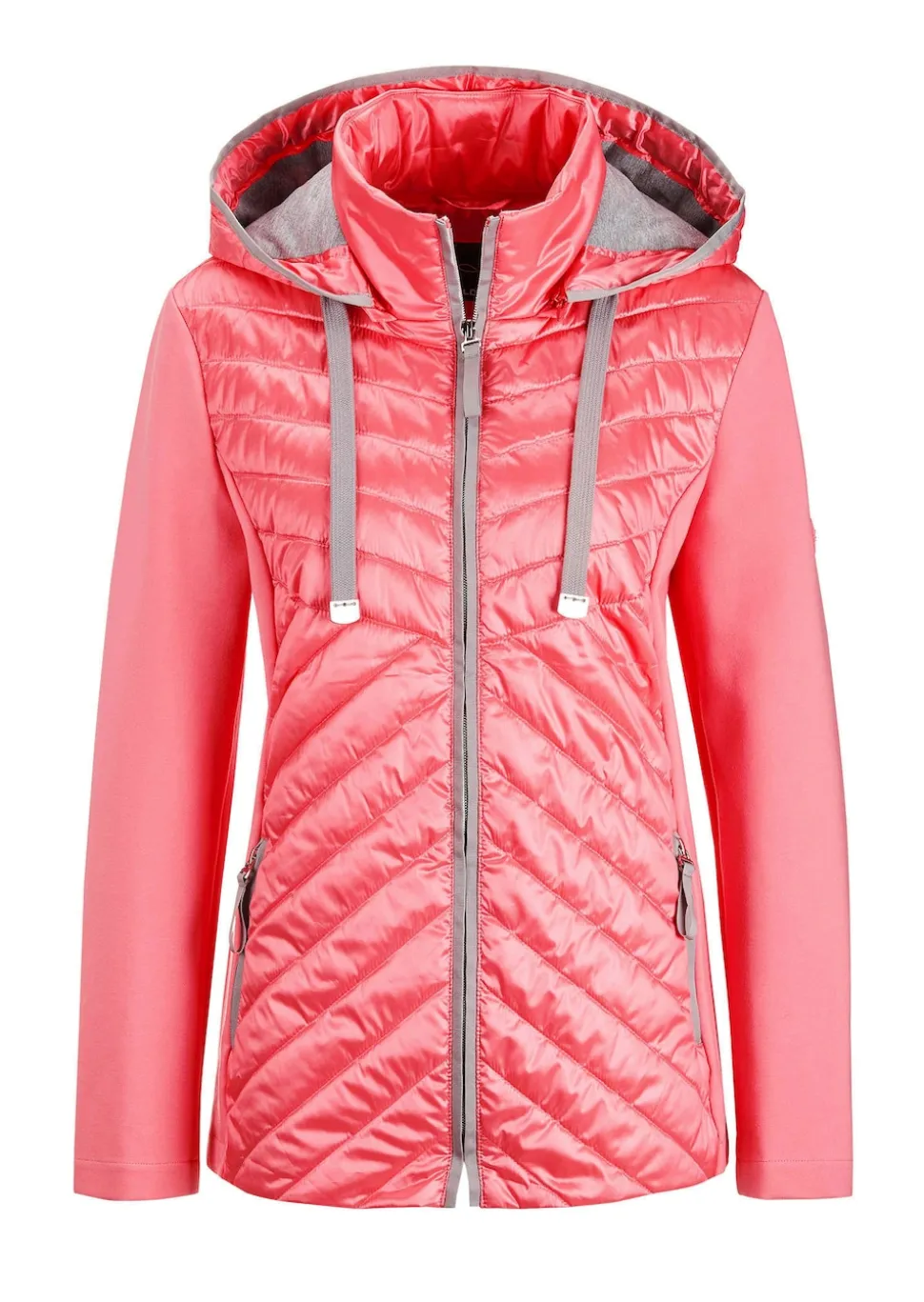 Veste à col droit