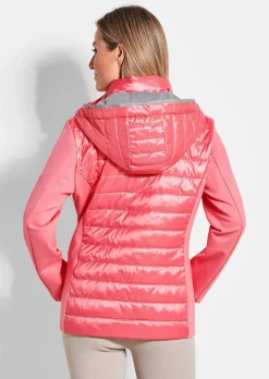 Veste à col droit