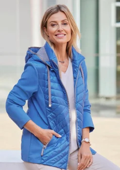 Veste à col droit
