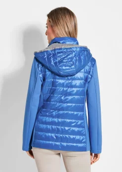 Veste à col droit