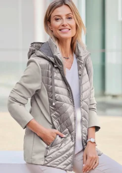 Veste à col droit