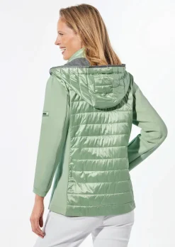 Veste à col droit