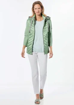 Veste à col droit