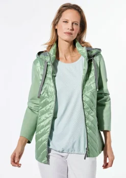 Veste à col droit