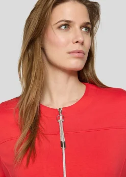 Veste courte en jersey avec détail scintillant
