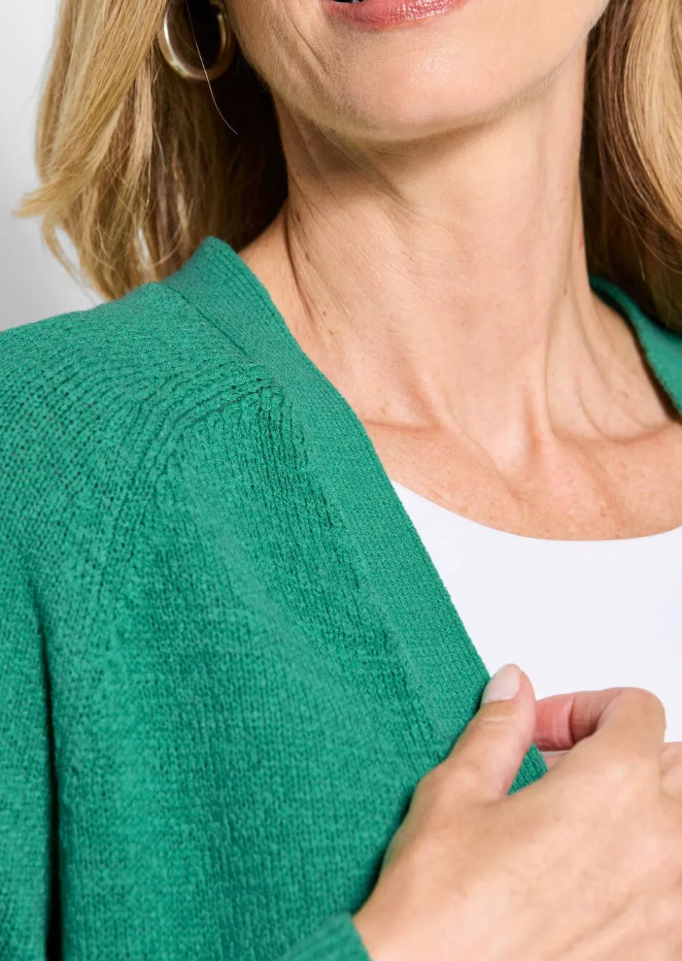 Veste courte en maille ruban