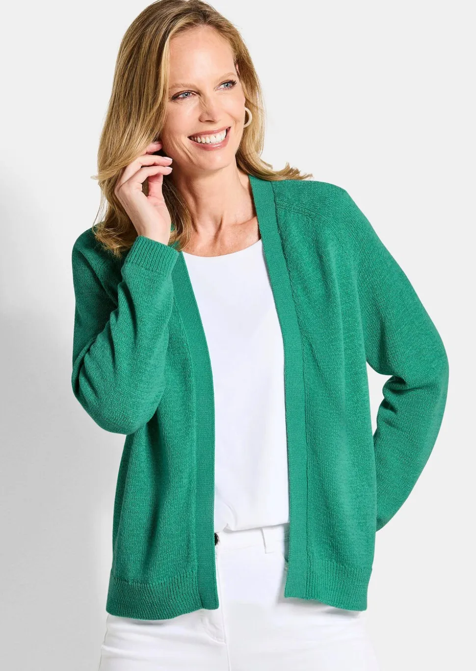 Veste courte en maille ruban