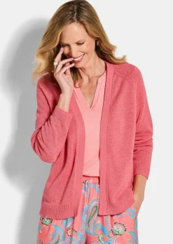 Veste courte en maille ruban
