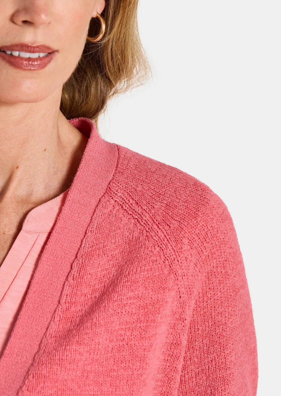 Veste courte en maille ruban