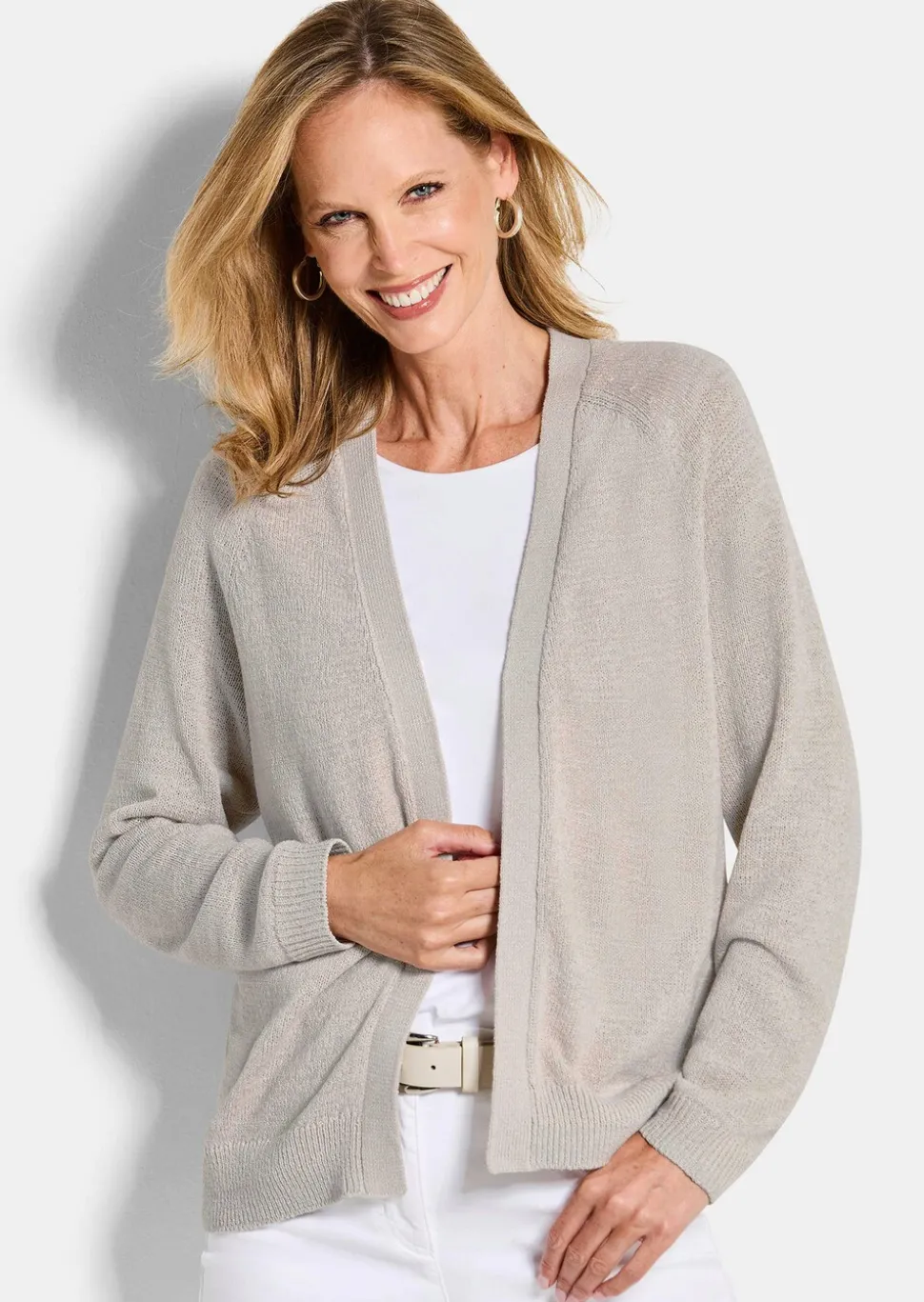 Veste courte en maille ruban