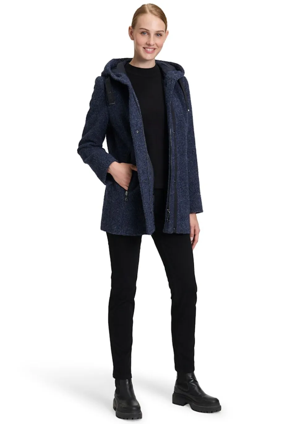 Veste décontractée en bouclette