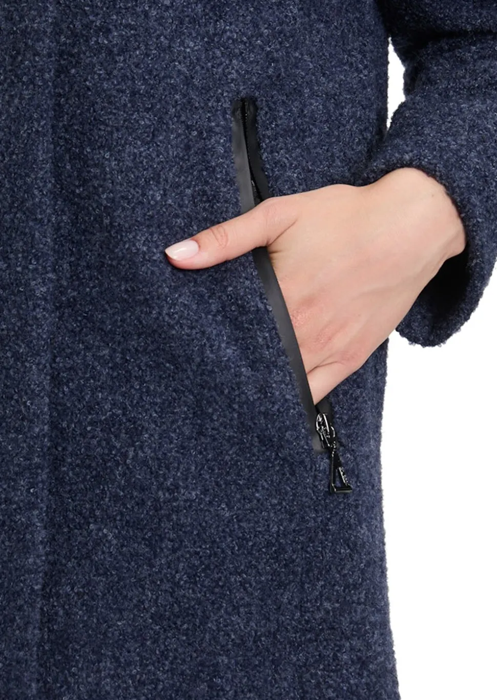 Veste décontractée en bouclette