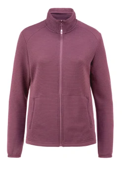Veste de loisirs en maille côtelée
