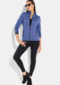 Veste de loisirs en maille côtelée