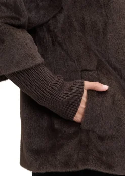 Veste de mi-saison, aspect fourrure