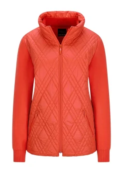 Veste de mi-saison matelassée avec tricot