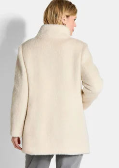 Veste duveteuse avec col montant