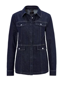 Veste en jean aux détails sport